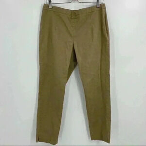 Carmen Marc Valvo Gold Shimmer Champagne‎ Pants Size 12